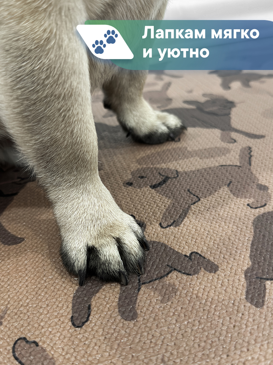 Коврик под миску VILINA для собак и кошек 50х30 см. - фото 5