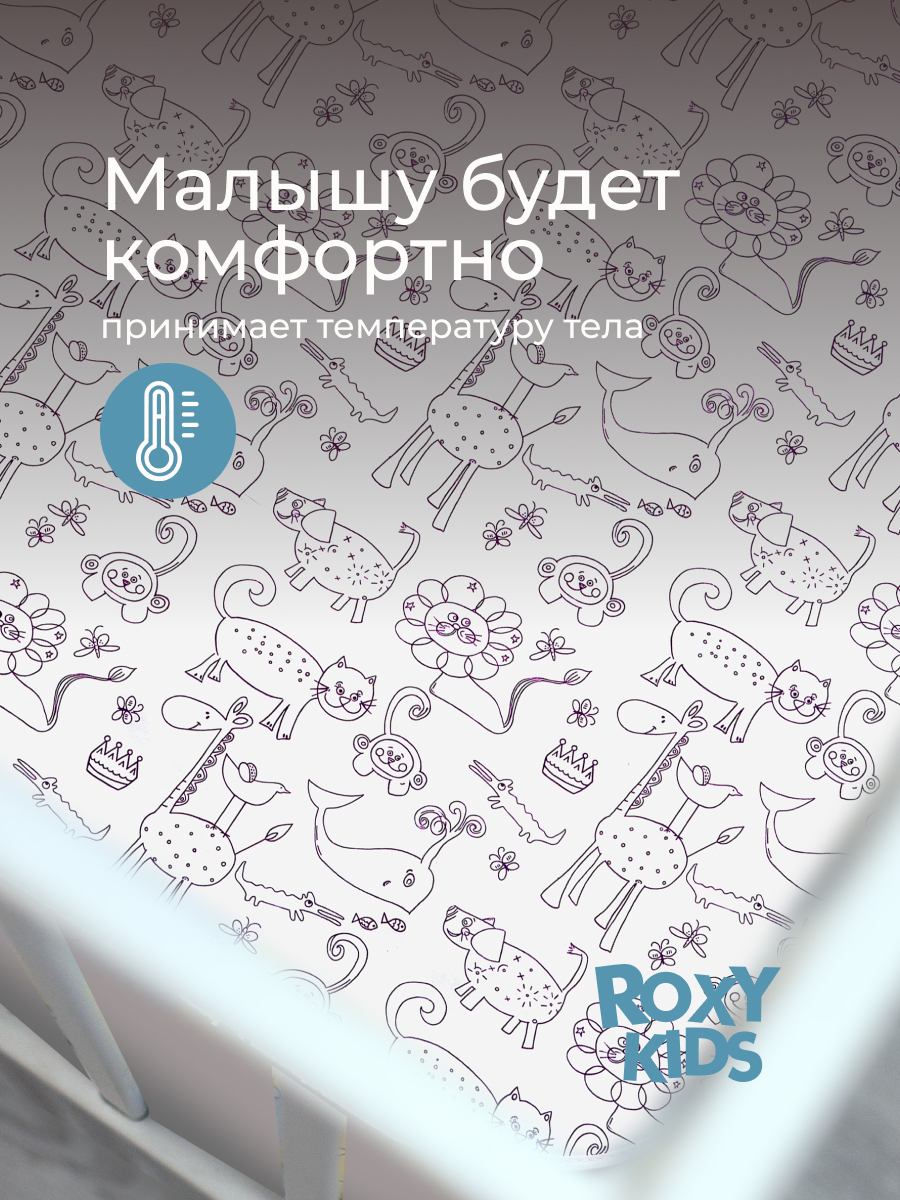 Клеёнка ROXY-KIDS 70 x 100 см белый - фото 2