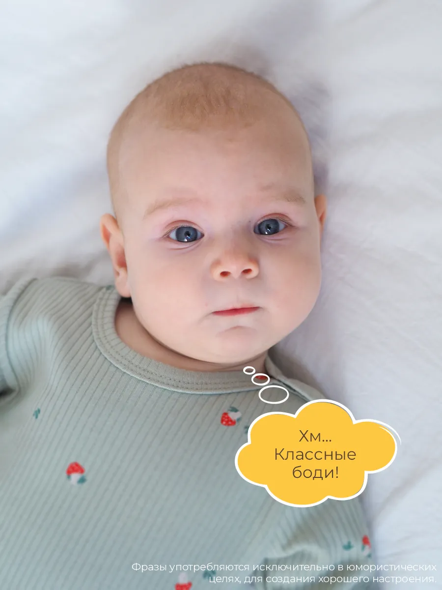 Боди 3 шт ШВЕЙНЫЕ ИСТОРИИ бодиежики - фото 6