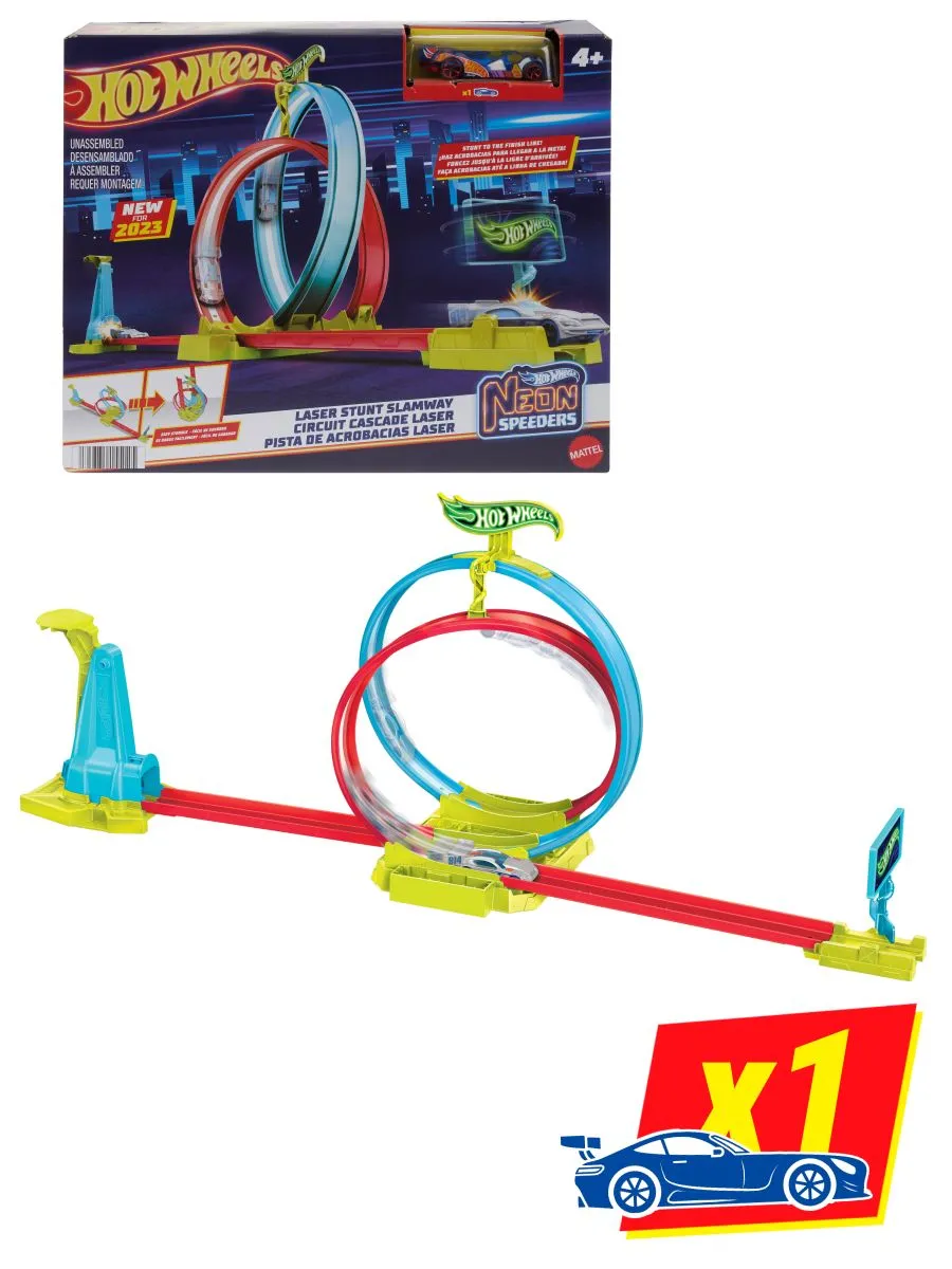 Трек Hot Wheels Двойная петля HPC05 - фото 2