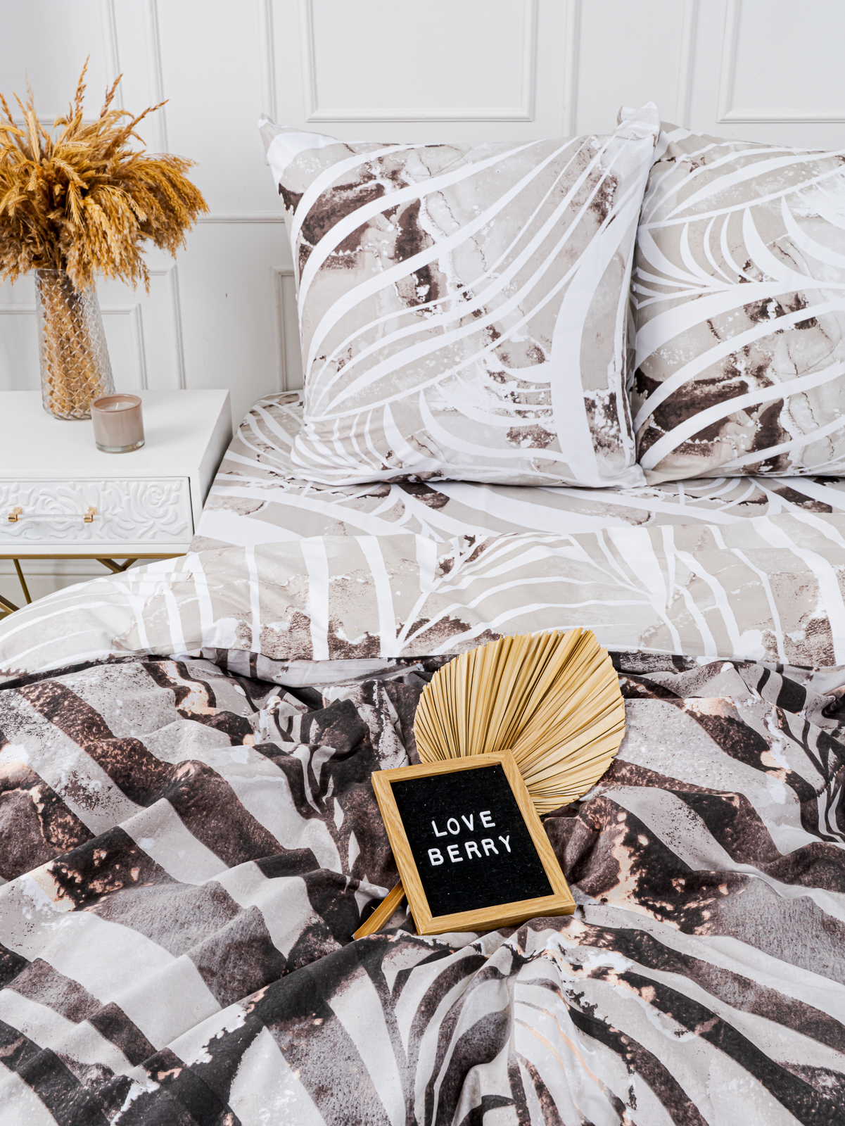 Комплект постельного белья LOVEBERRY Абстракция евро 4 предм. - фото 6