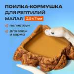Поилка кормушка PETPOWER для рептилий