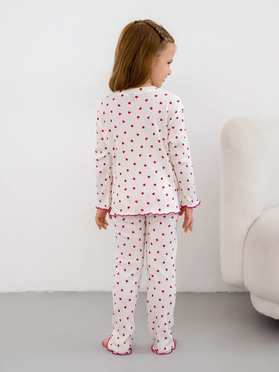 Пижама NATIVIA ПДКБ/красныесердечки - фото 5