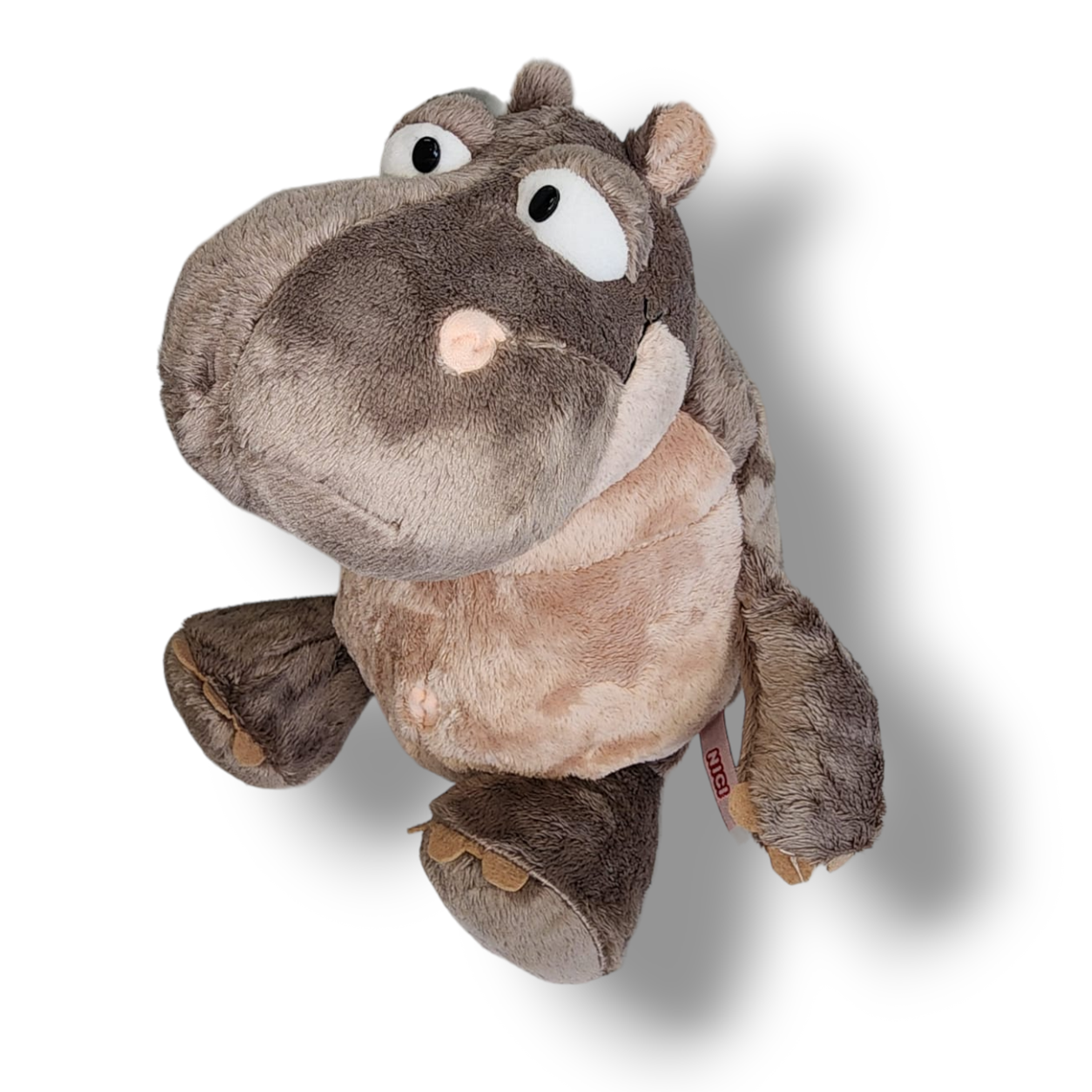 Игрушка мягкая SHARKTOYS бегемот бегемотик из Мадагаскара 35 см - фото 1