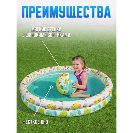 Бассейн Надувной Детский Bestway 51124