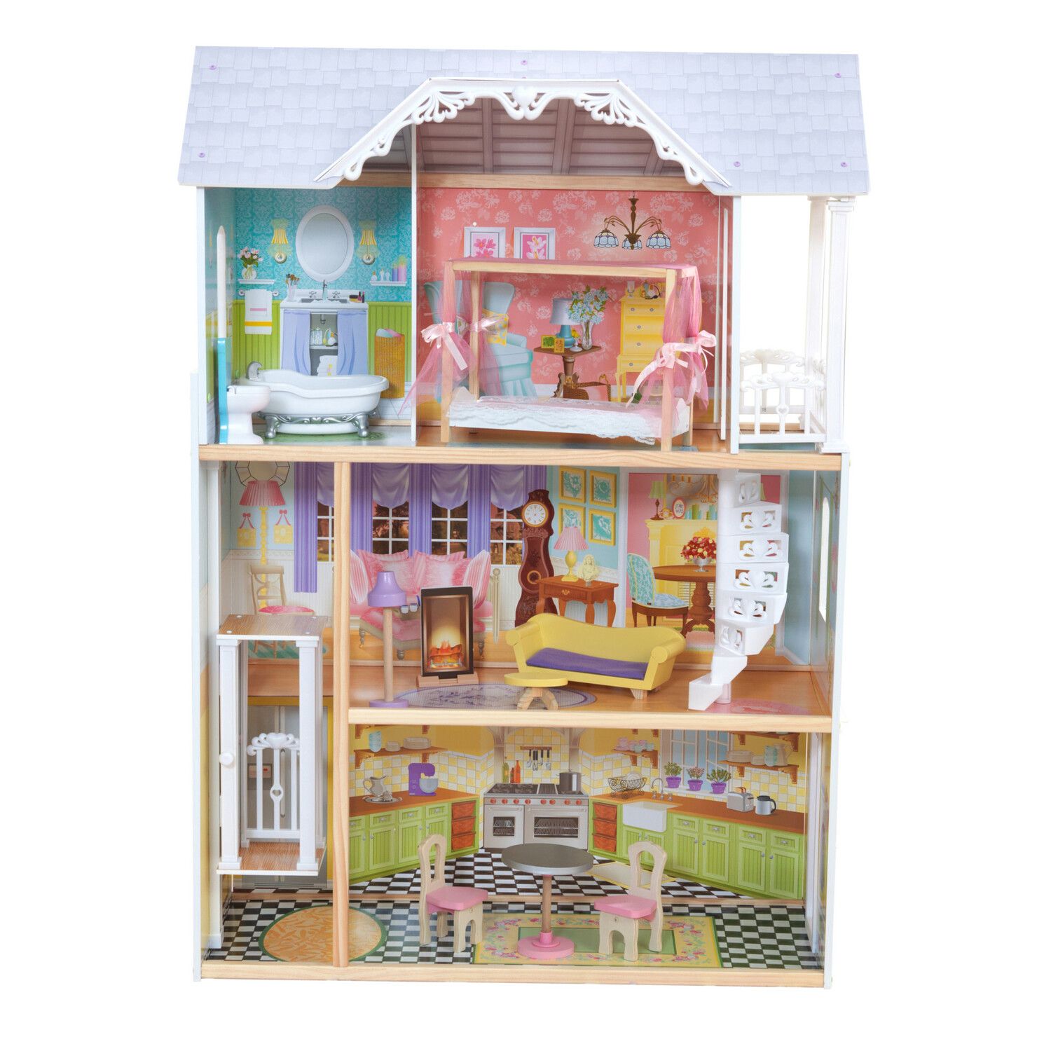 Домик для кукол KidKraft с мебелью 65869_KE - фото 13