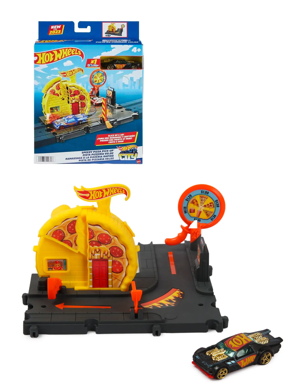 Трек Hot Wheels Крутая пиццерия HKX44 - фото 1