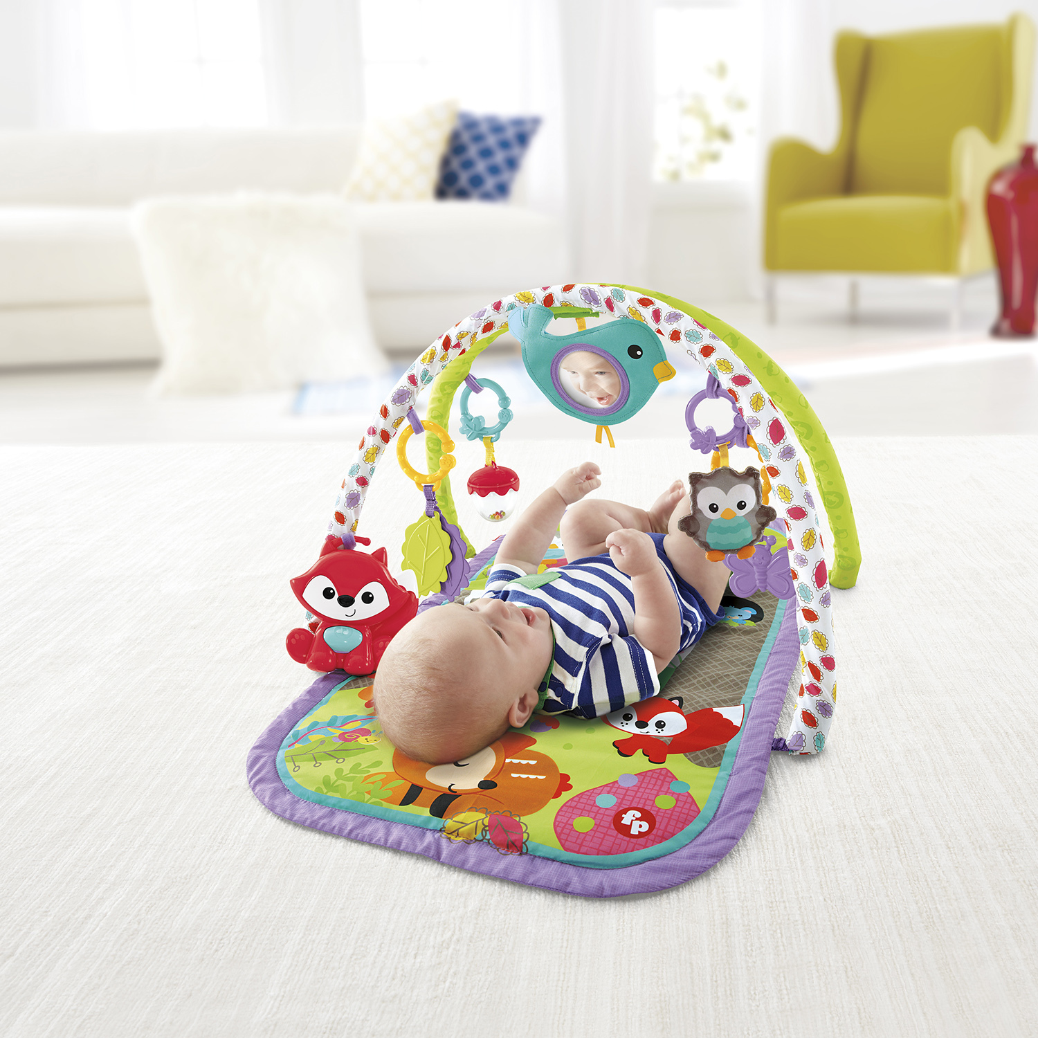 Коврик Fisher Price Друзья тропического леса - фото 10
