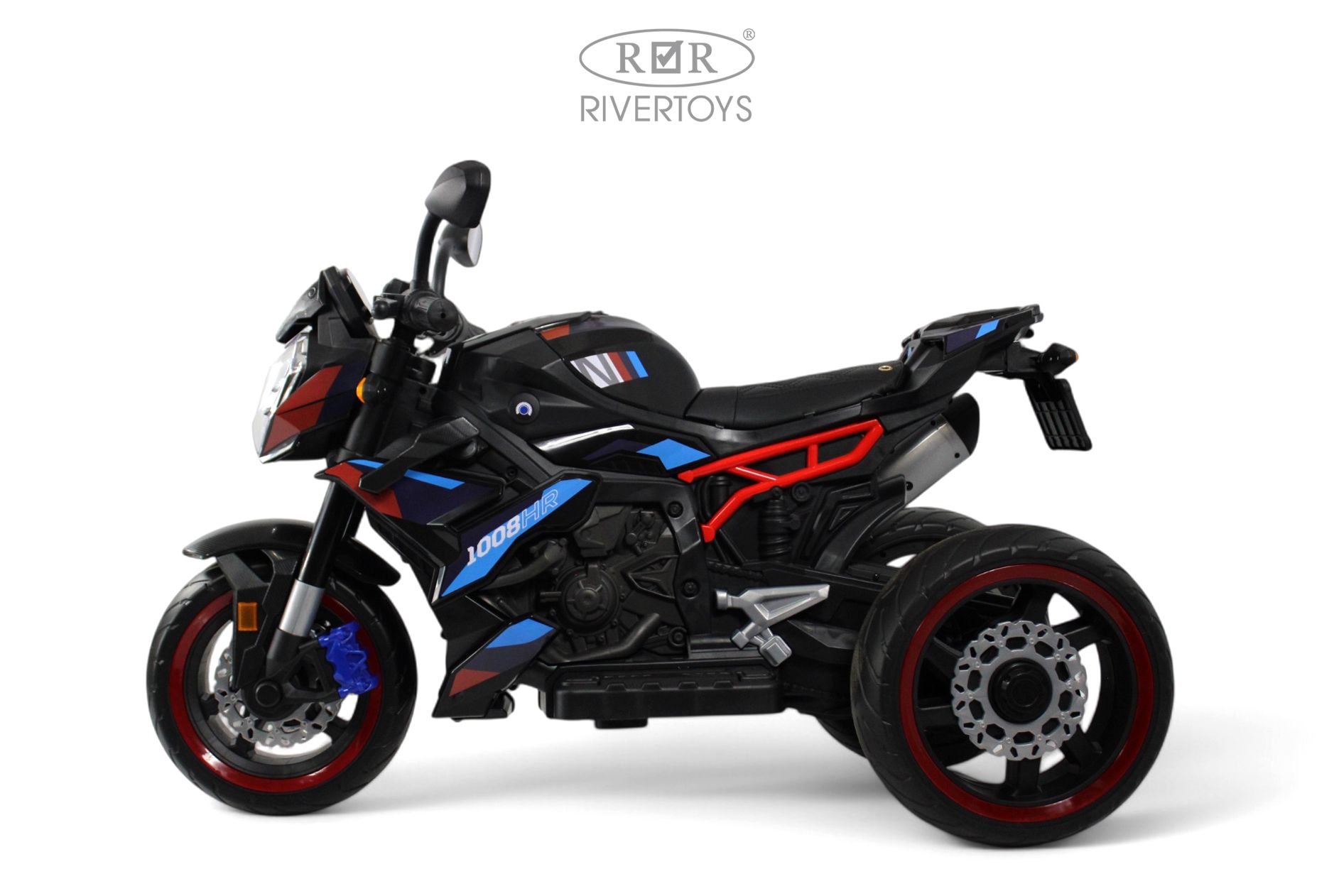 Электромобиль RIVERTOYS K808AM-BLACK - фото 11