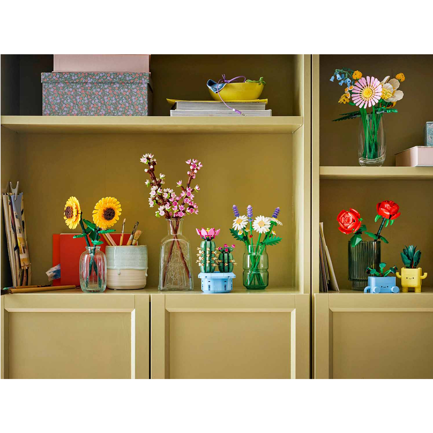 Конструктор LEGO Botanicals Букет из Ромашки и лаванды 133 дет. - фото 11