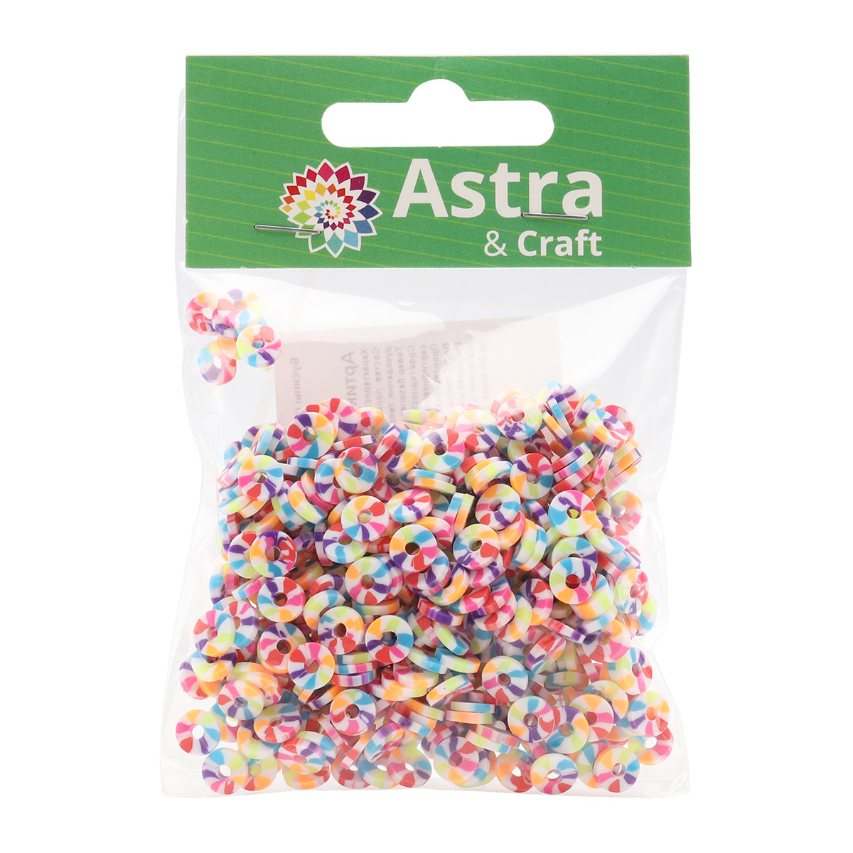 Набор для творчества Astra Craft бусины 6 мм 20г плоские - фото 5