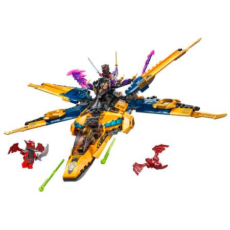 Конструктор LEGO NINJAGO Штурмовой самолет Рас и Арин блочный