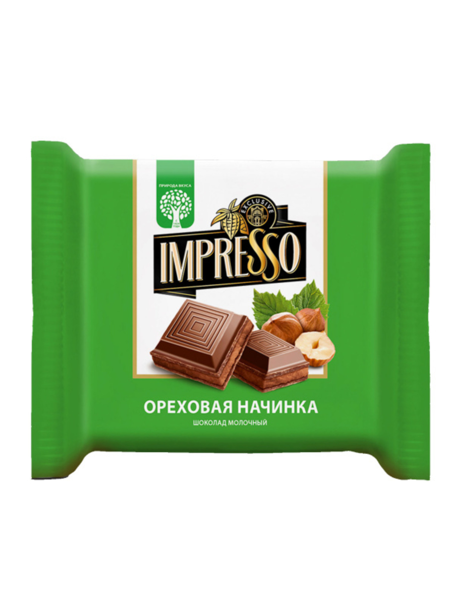Шоколад КФ Спартак молочный с ореховой начинкой 75гр - фото 1