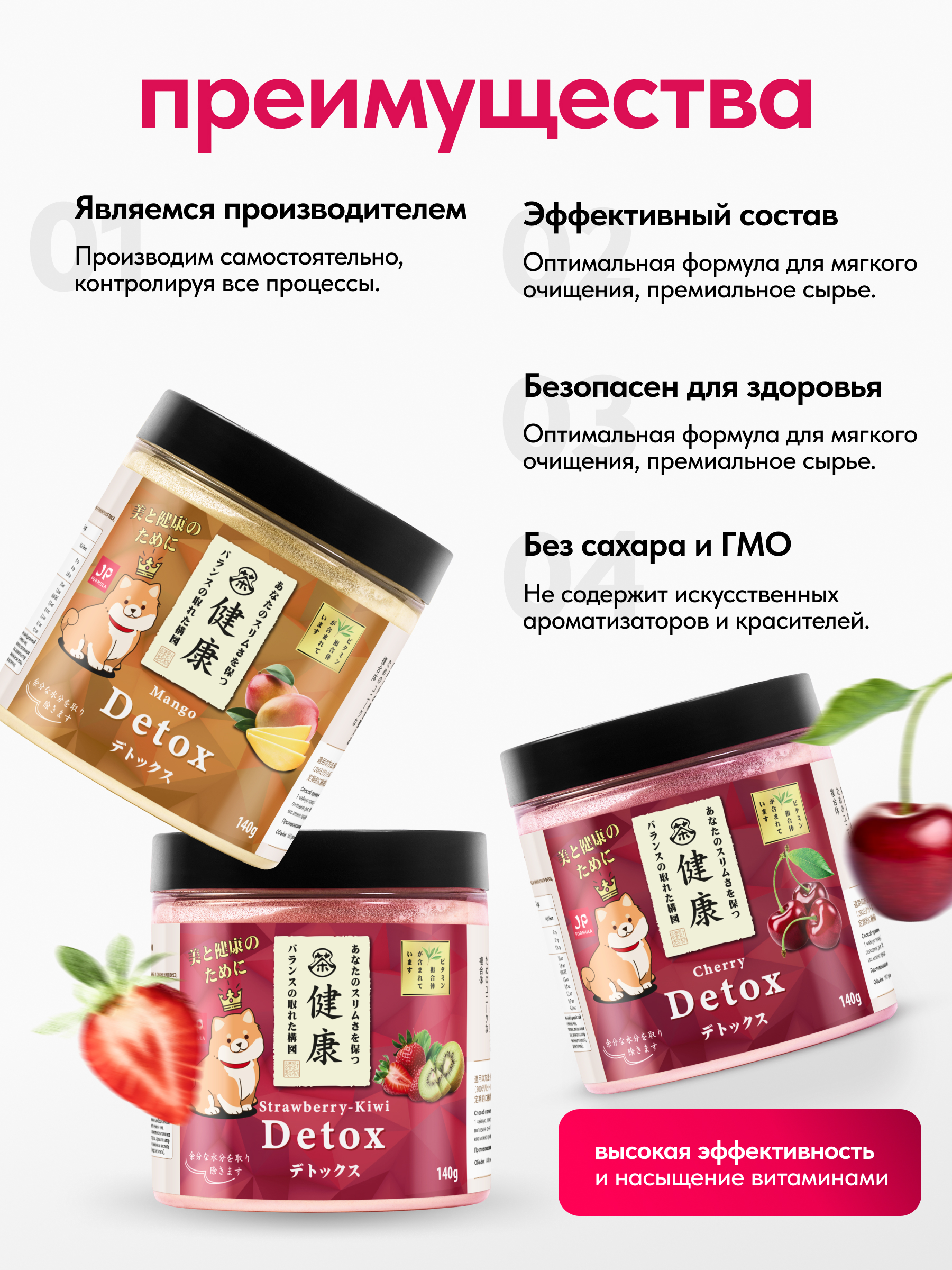 Детокс для похудения Japan Formula дренажный напиток от отеков - фото 2