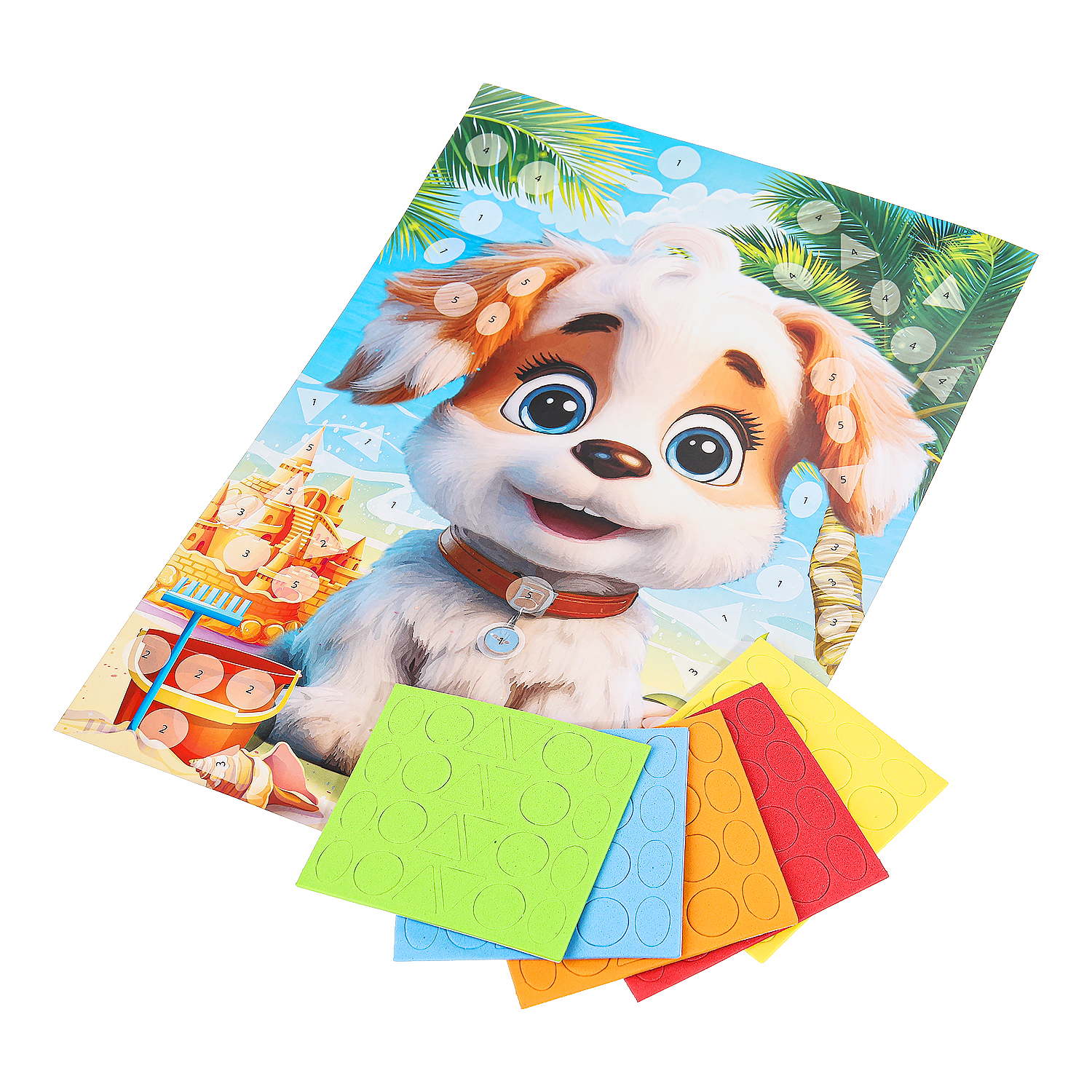 Набор для творчества Multiart Песики аппликация - фото 3