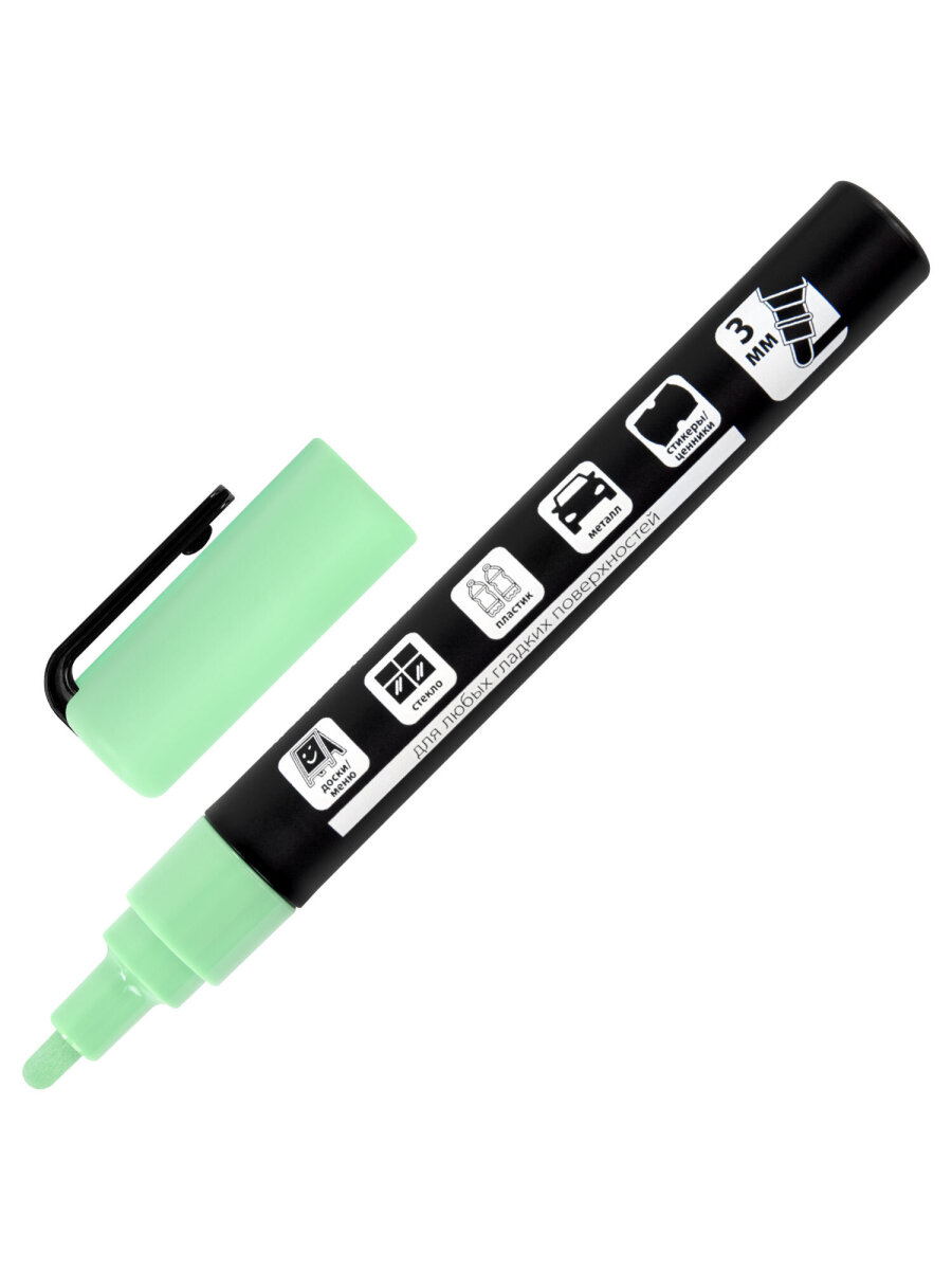 Маркеры Brauberg меловые 8 шт. - фото 6