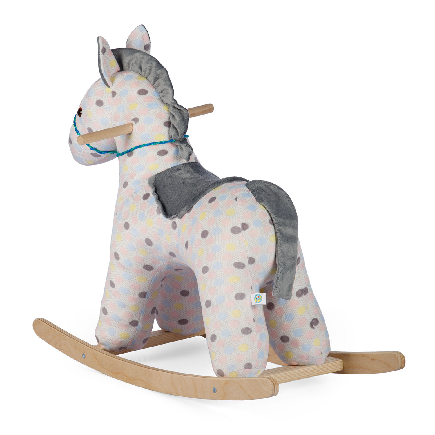 Качалка Тутси лошадка серый - фото 6