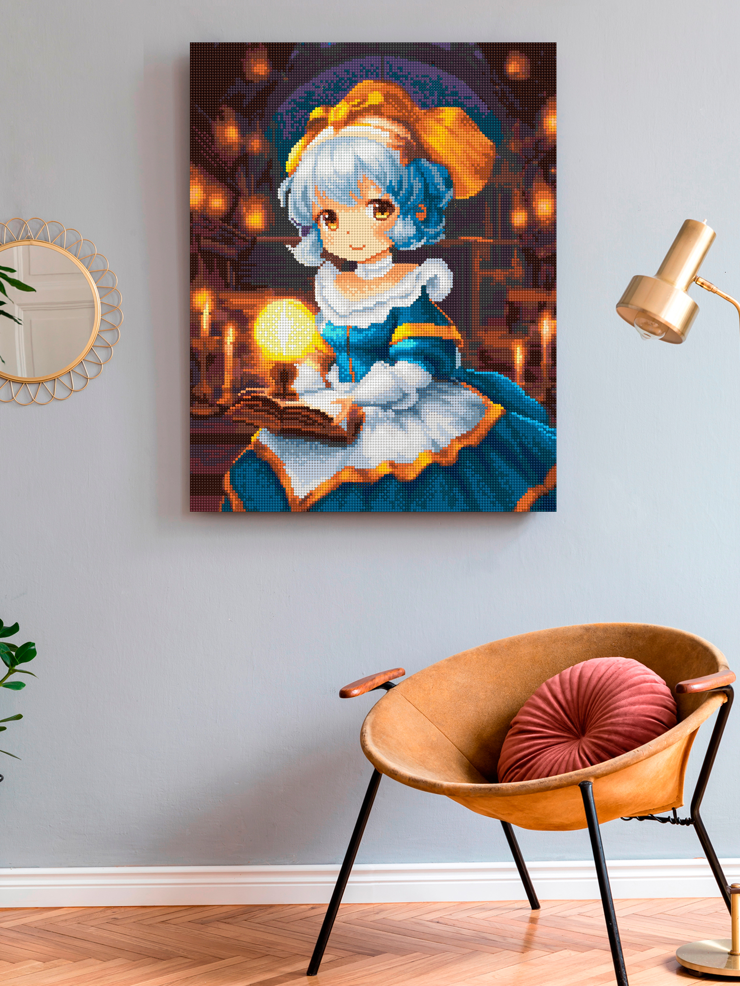 Алмазная мозаика Art on Canvas Аниме фея книг в ассортименте - фото 3