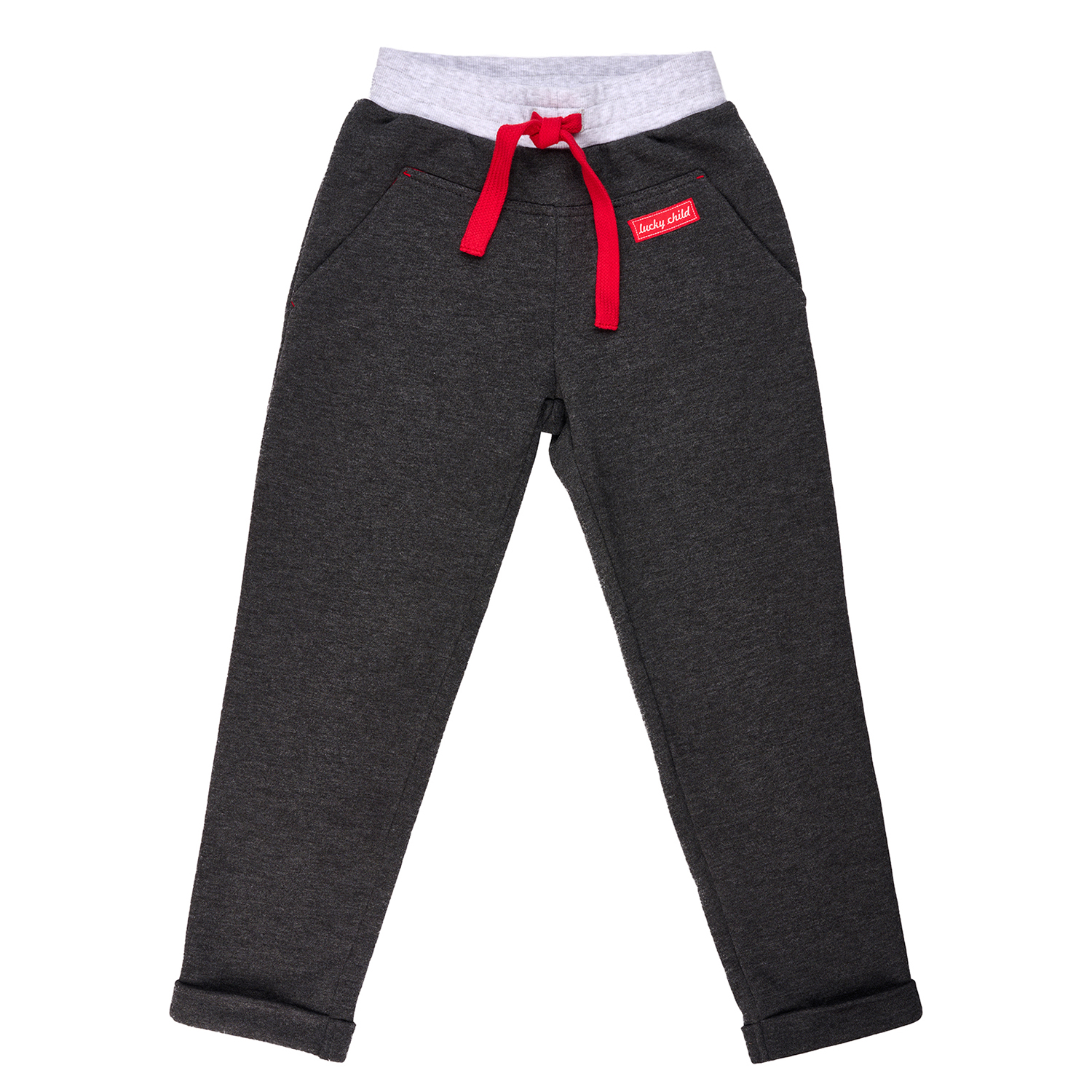 Брюки Lucky Child 88-11пф/2-12/серый - фото 10