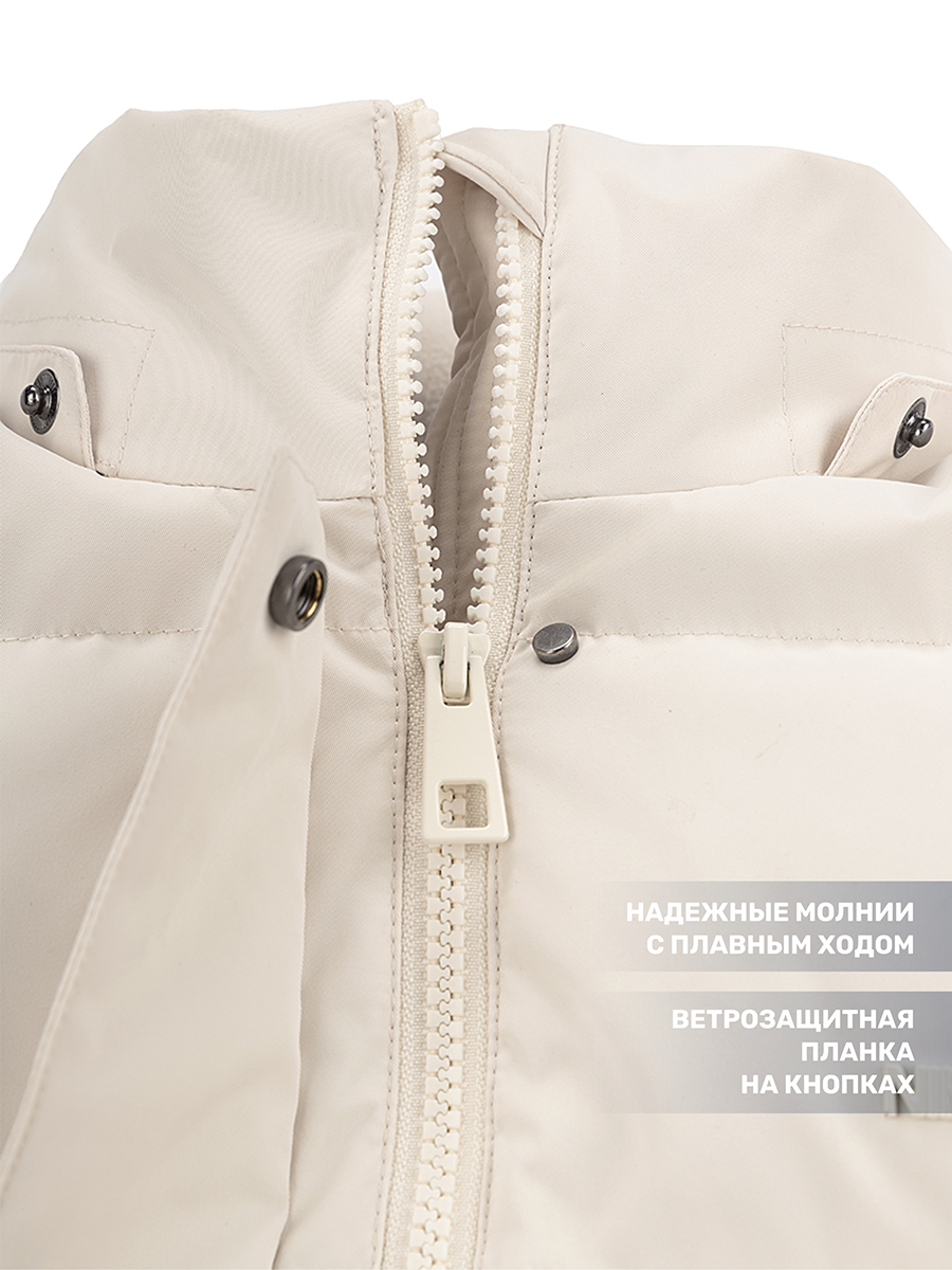 Пальто NIKASTYLE 6з9424 молоко - фото 18