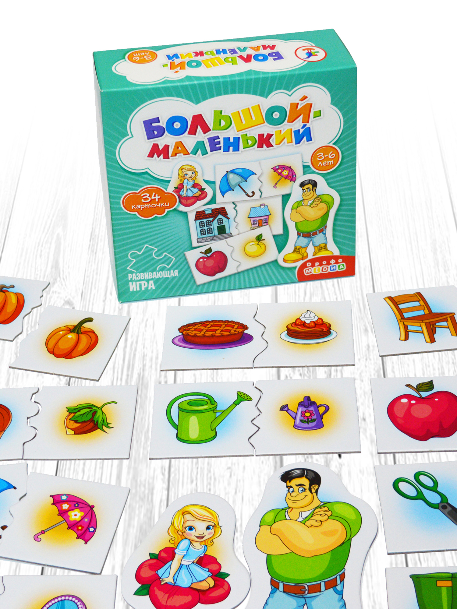 Игра развивающая Дрофа-Медиа Большой - маленький 4207 - фото 5