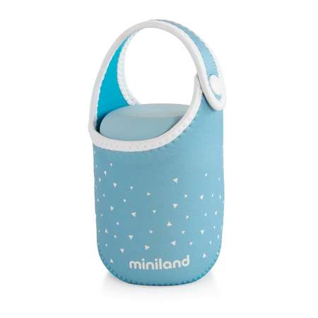 Термос Miniland для еды и жидкостей Silky Thermos Mini голубой 280 мл