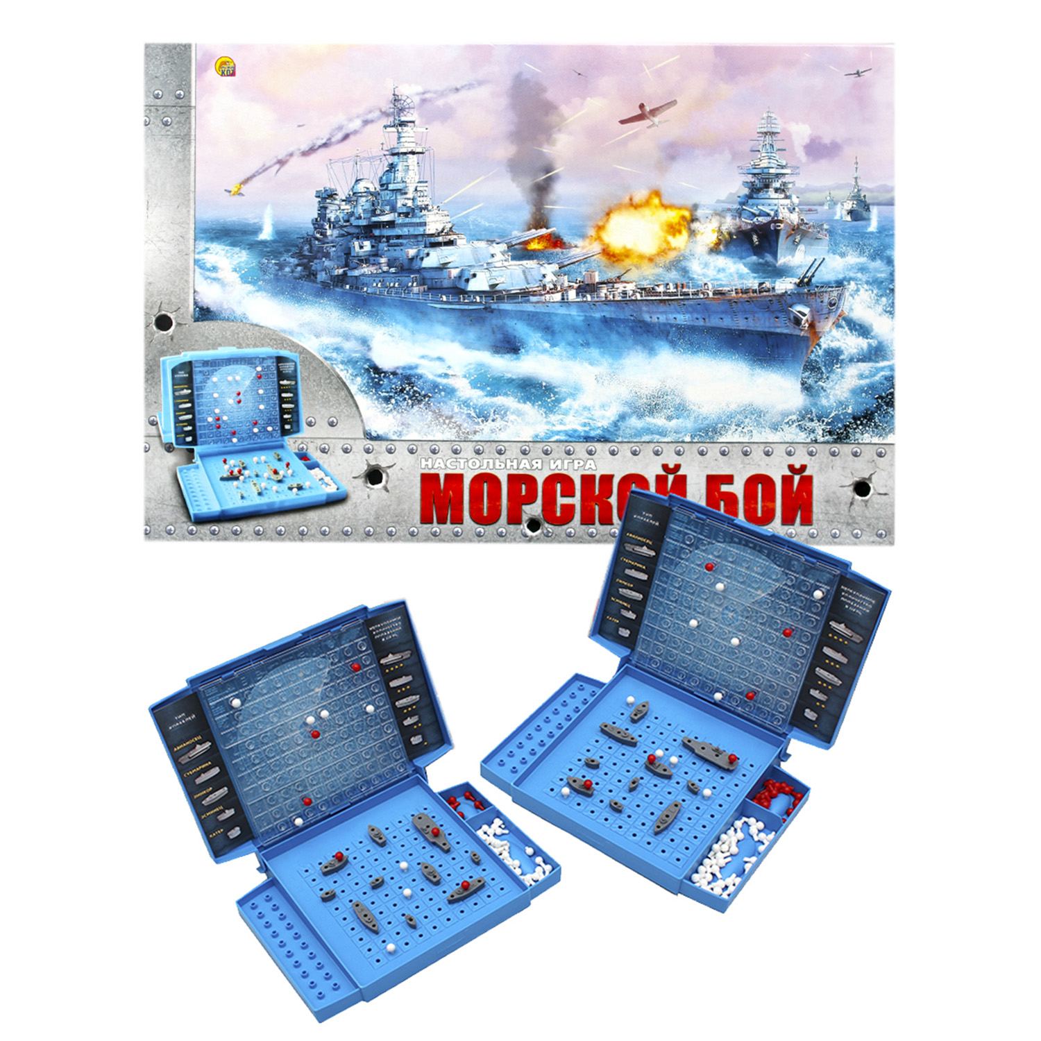 Настольная игра Рыжий кот Морской бой - фото 1