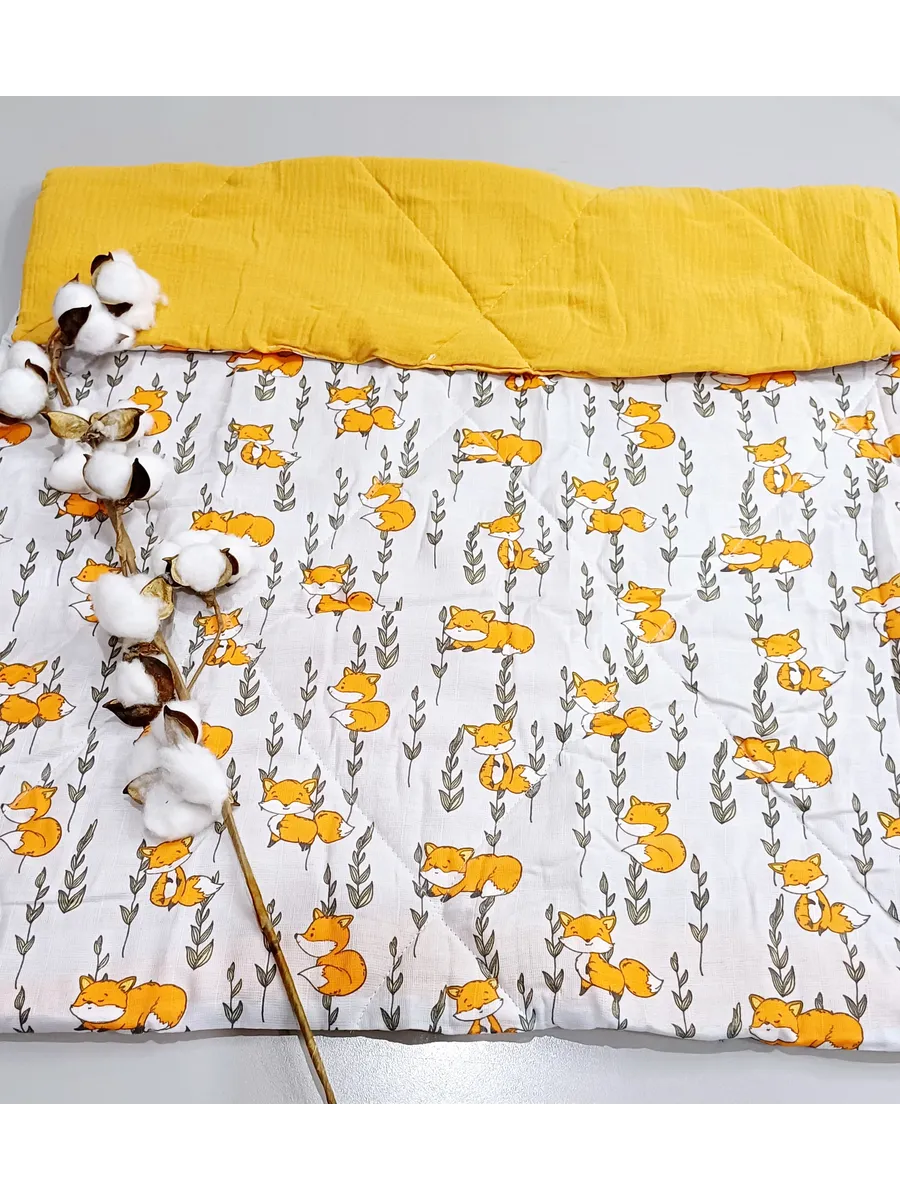 Одеяло Стильный Лисенок хлопок 95 x 130 см - фото 1