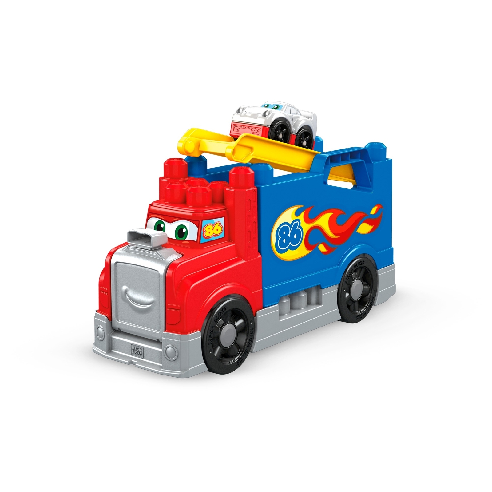 Конструктор Mega Bloks Большая машинка для гонок 12 дет. - фото 8