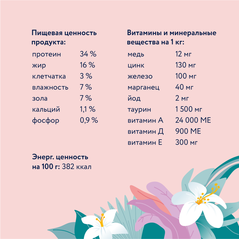 Корм для кошек Florida 800г с чувствительным пищеварением индейка-яблоко - фото 4