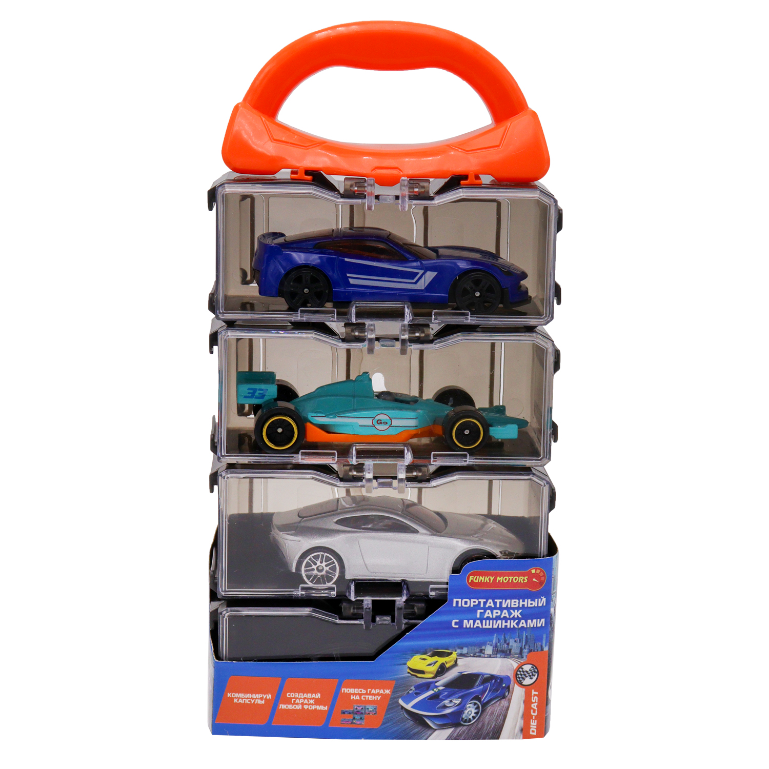 Игровой набор Funky Toys машинок 1:64 FT0726561 - фото 2