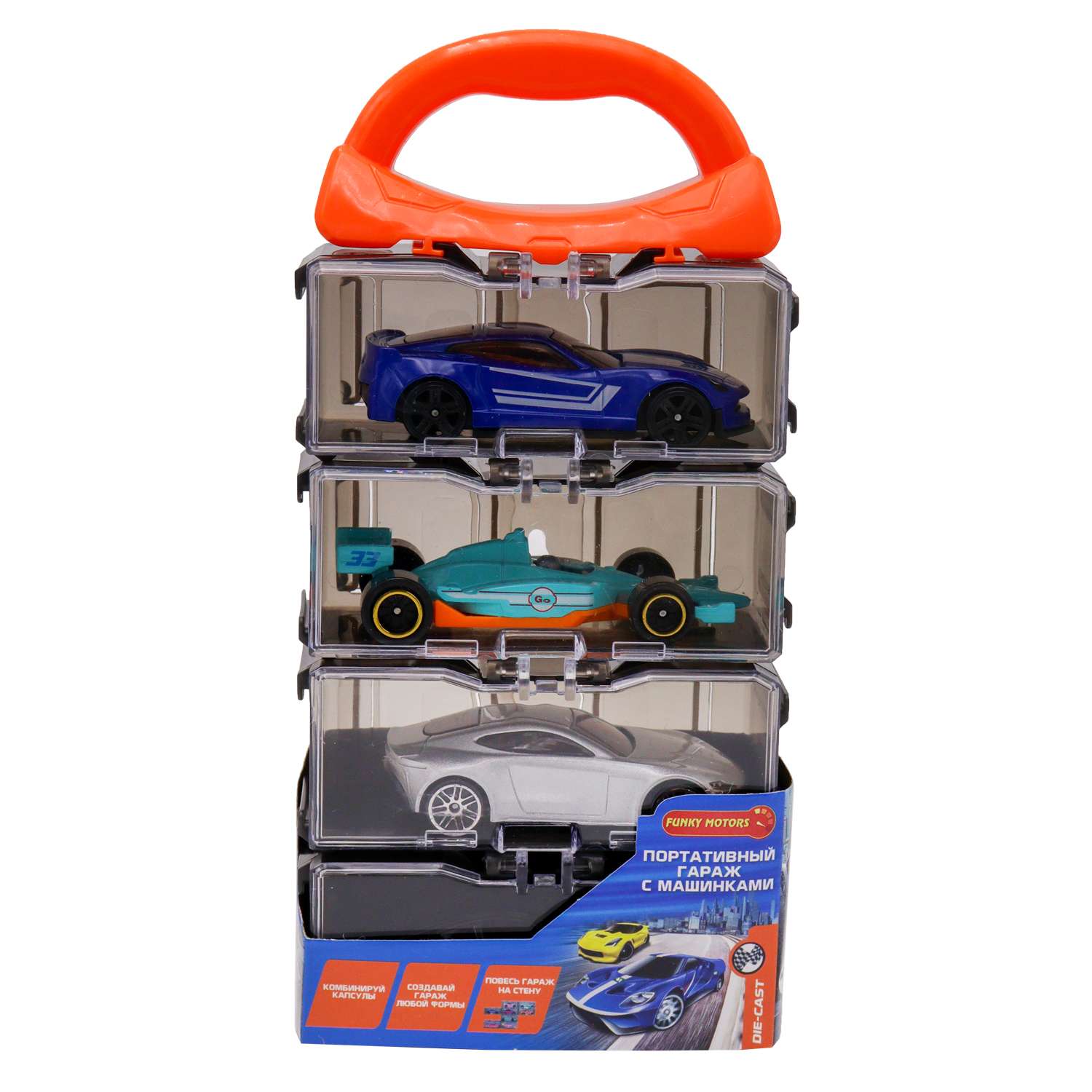 Игровой набор Funky Toys машинок 1:64 FT0726561 - фото 2