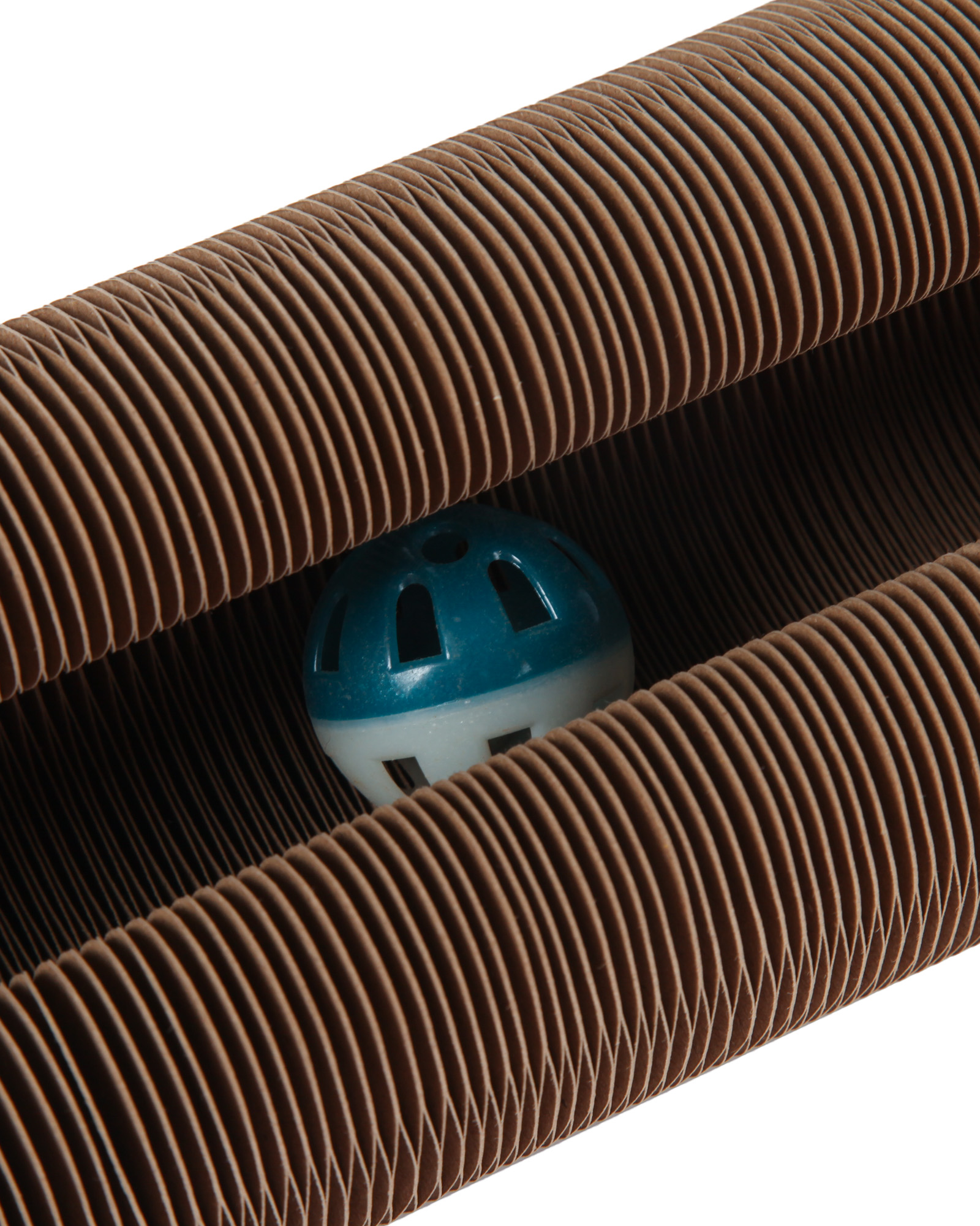 Когтеточка для кошек Barbaks Круглый трек с шариками картонная 53*25см - фото 2