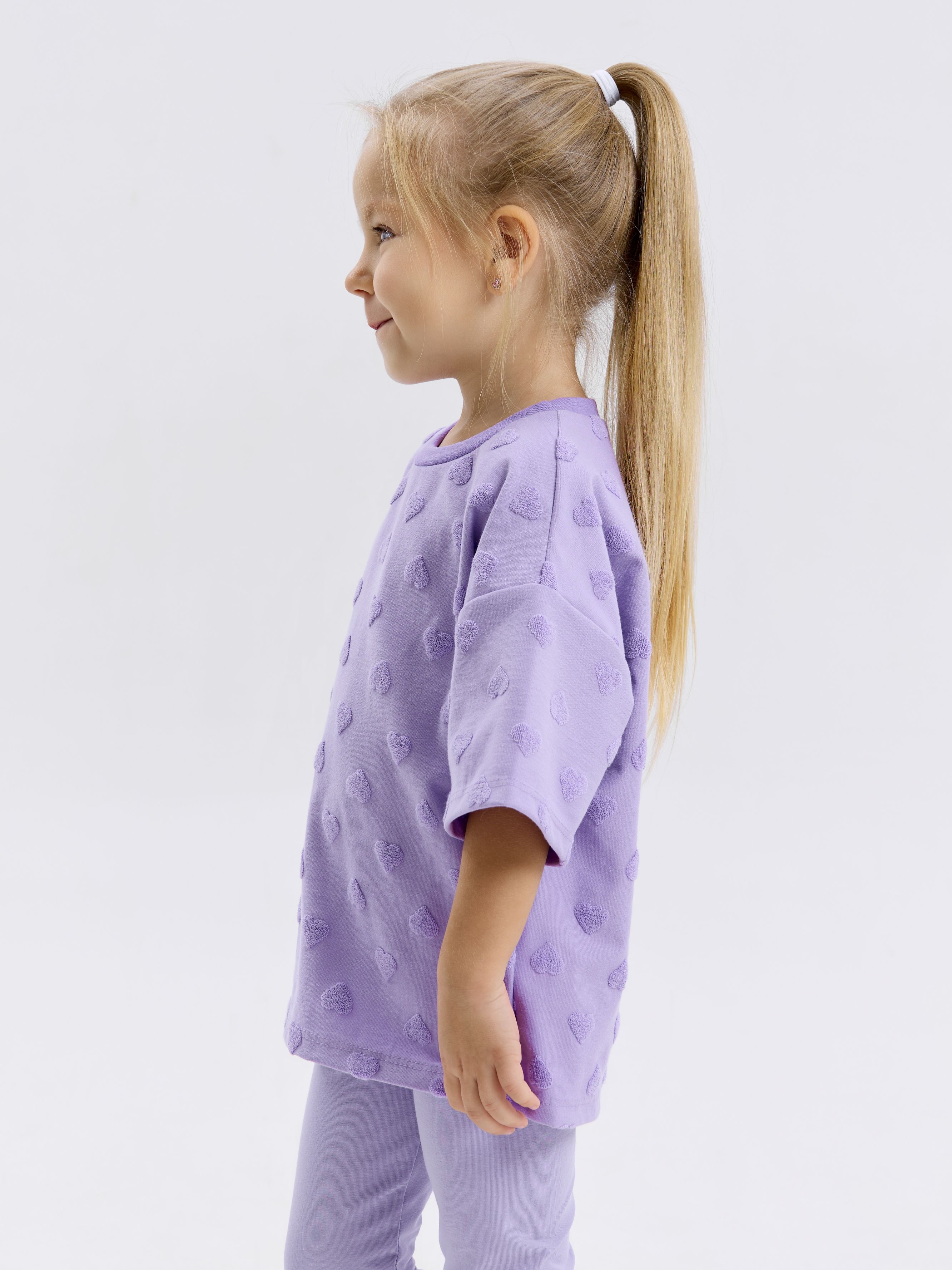 Футболка и леггинсы LEVA костюм_Томми_сиреневый - фото 10