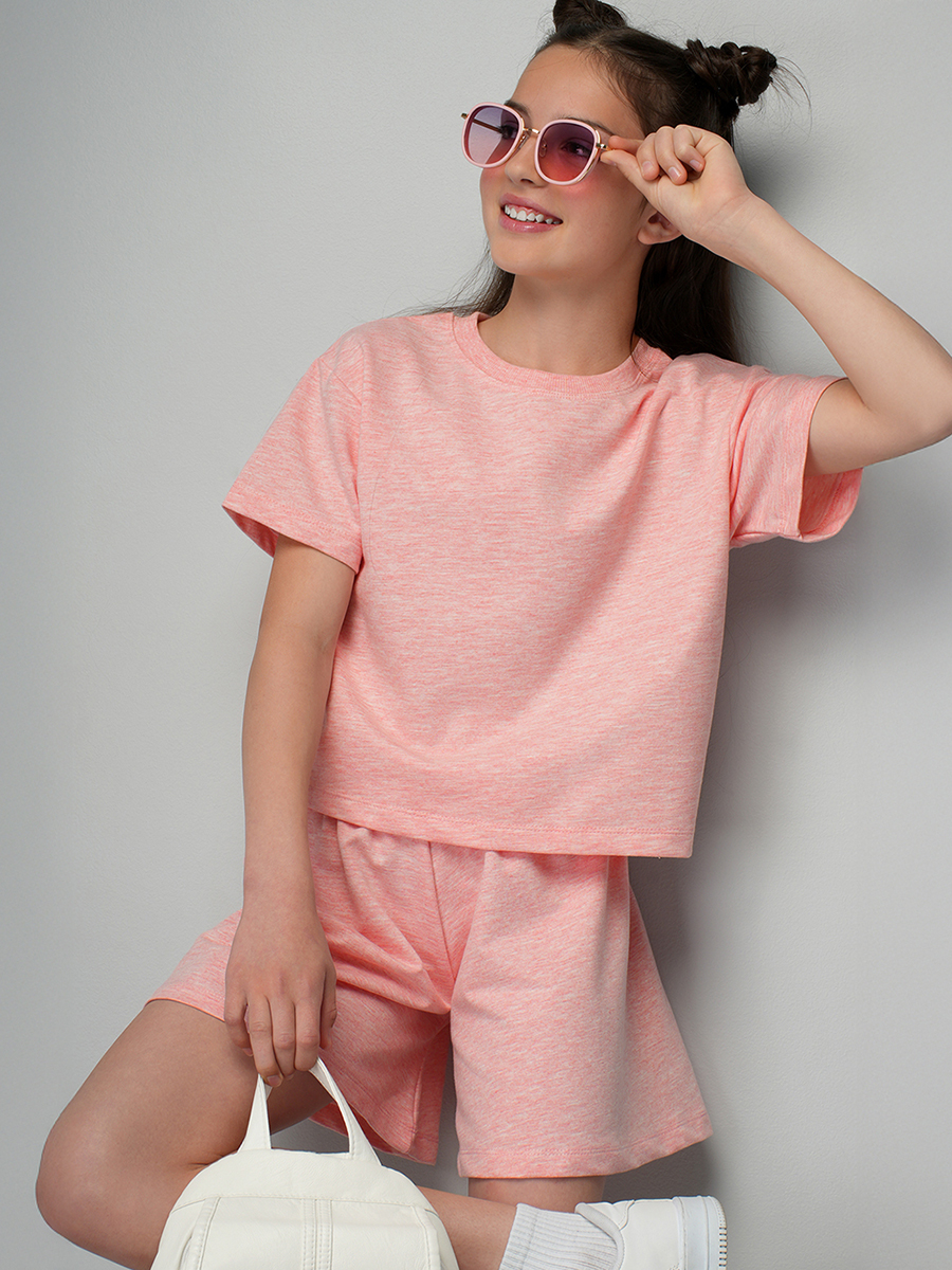 Костюм HappyFox HF2019DBLрозовыймеланж - фото 1