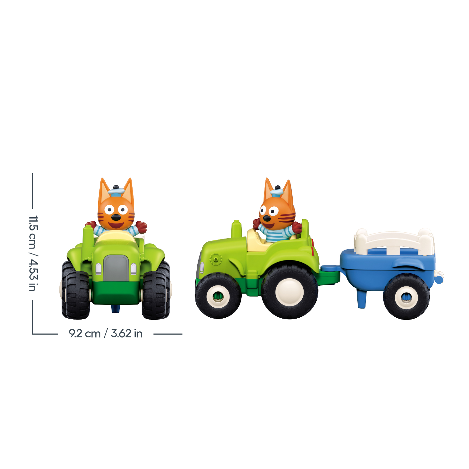 Конструктор SLUBAN Коржик на тракторе 15 дет. - фото 2