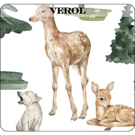 Наклейки интерьерные VEROL Лесные животные