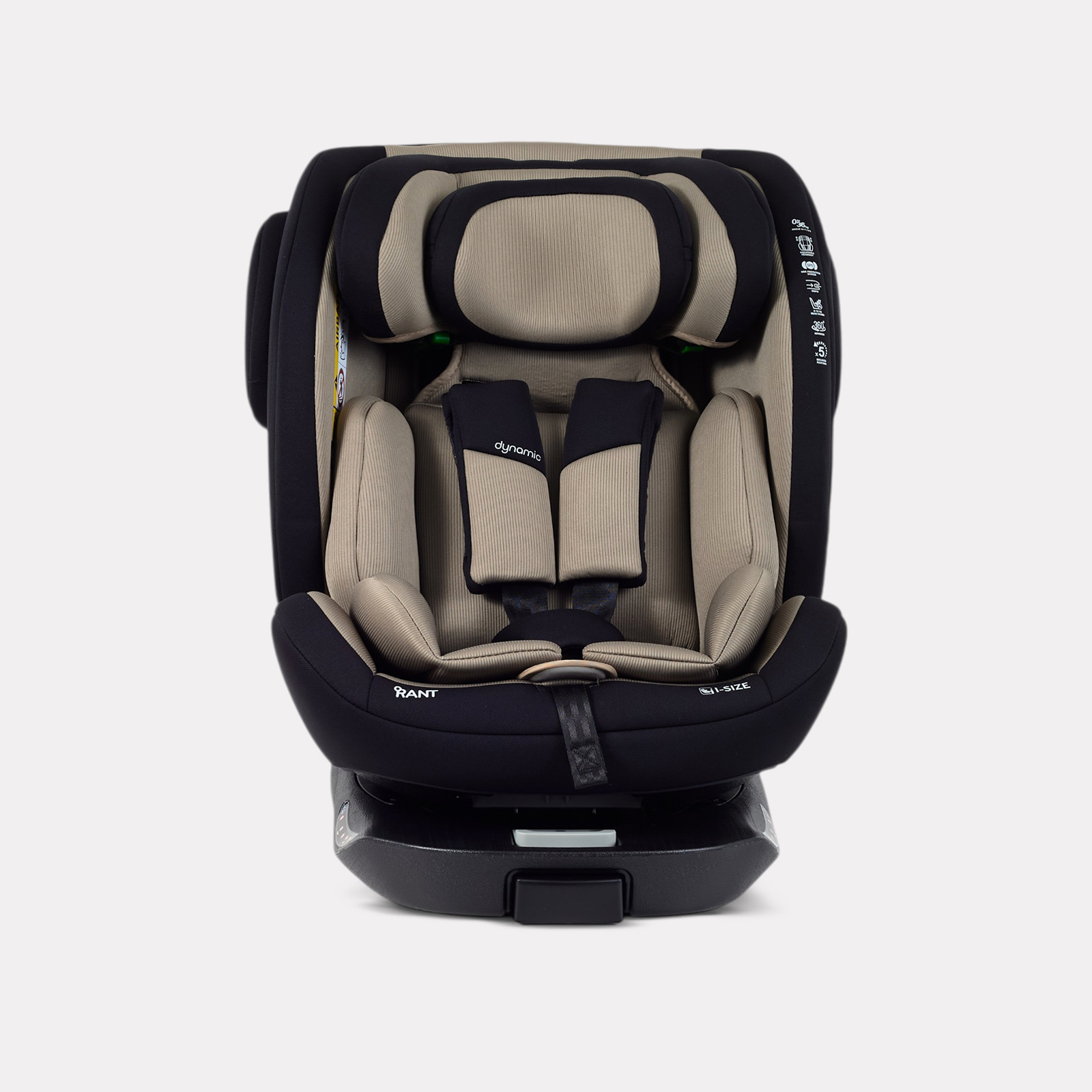 Автокресло Rant Basic Dynamic Isofix 0+/1/2/3 (0-36 кг) коричневый - фото 1