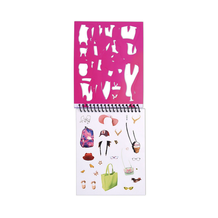 Блокнот дизайнера Style and Smile для рисования Девочка-кошка 16 х 20 см 12257_1
