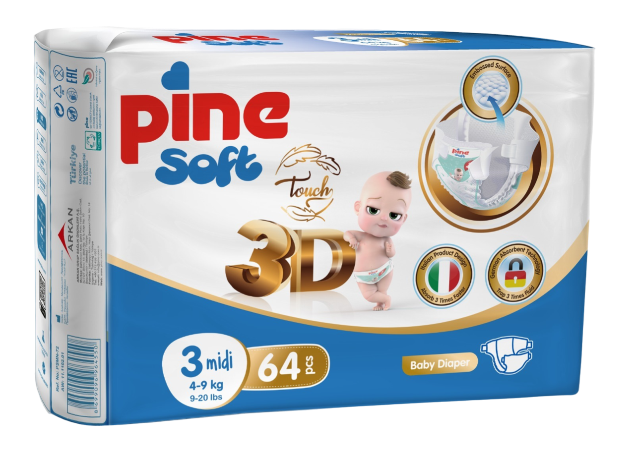 Подгузники Pine 64 шт. - фото 1