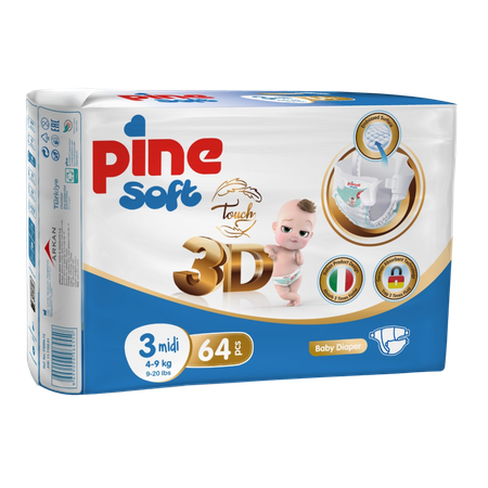 Подгузники Pine 64 шт.