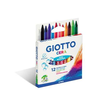Восковые мелки GIOTTO 12 шт.
