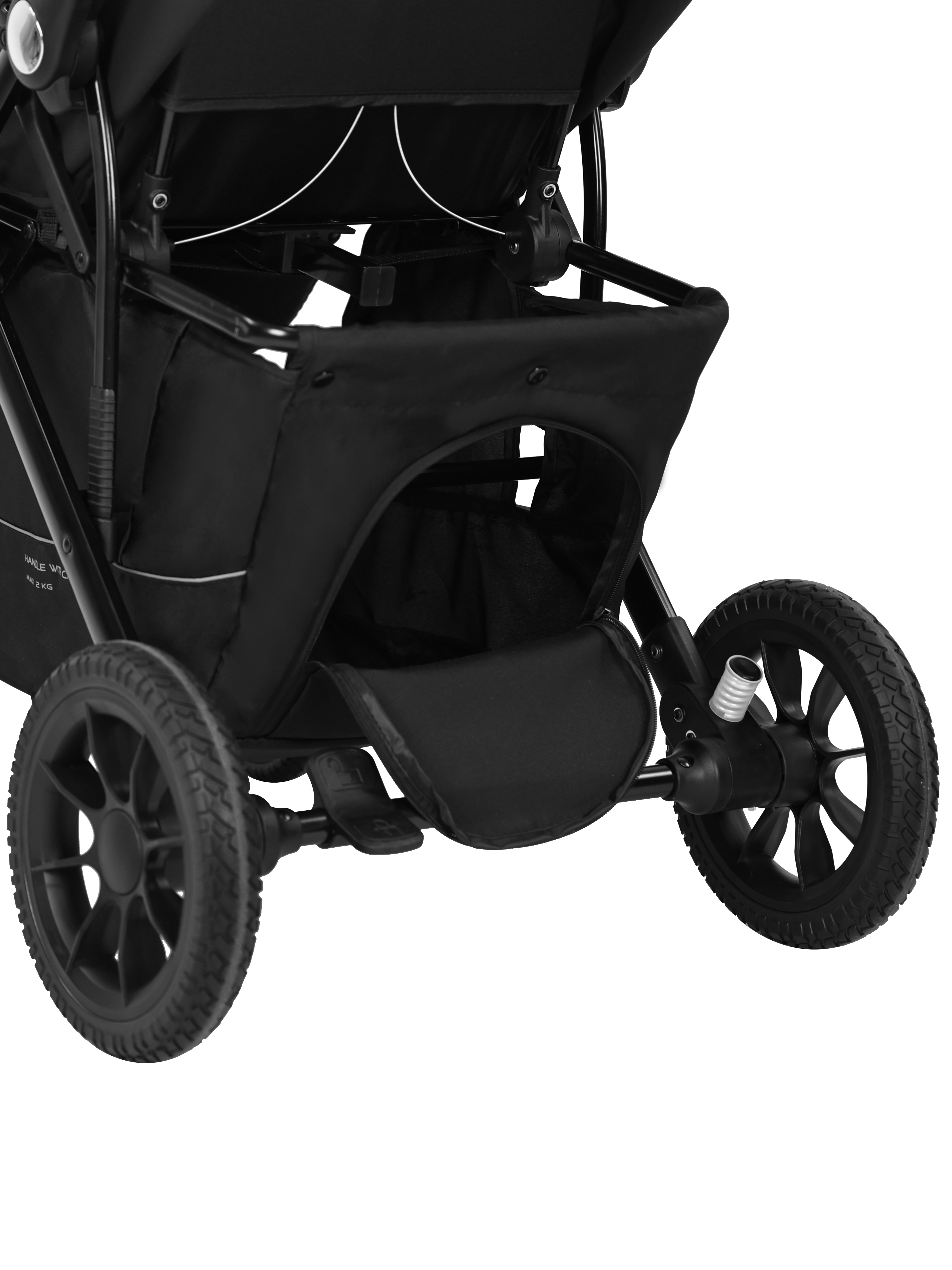 Коляска прогулочная JOVOLA Magma с перекидной ручкой черный - фото 33