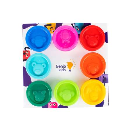 Тесто-пластилин Genio Kids 8 цв.