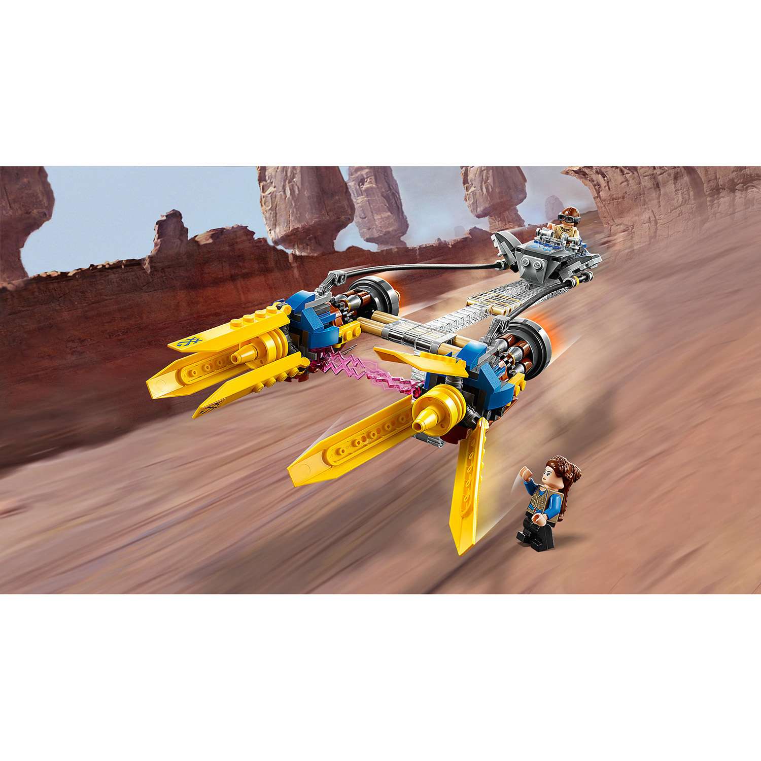 Конструктор LEGO Star Wars Гоночный под Энакина блочный - фото 7