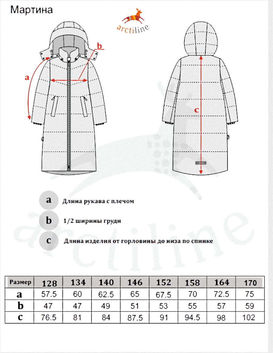 Пальто Arctiline Мартина-1 67881- DW-24 Темно-синий - фото 9