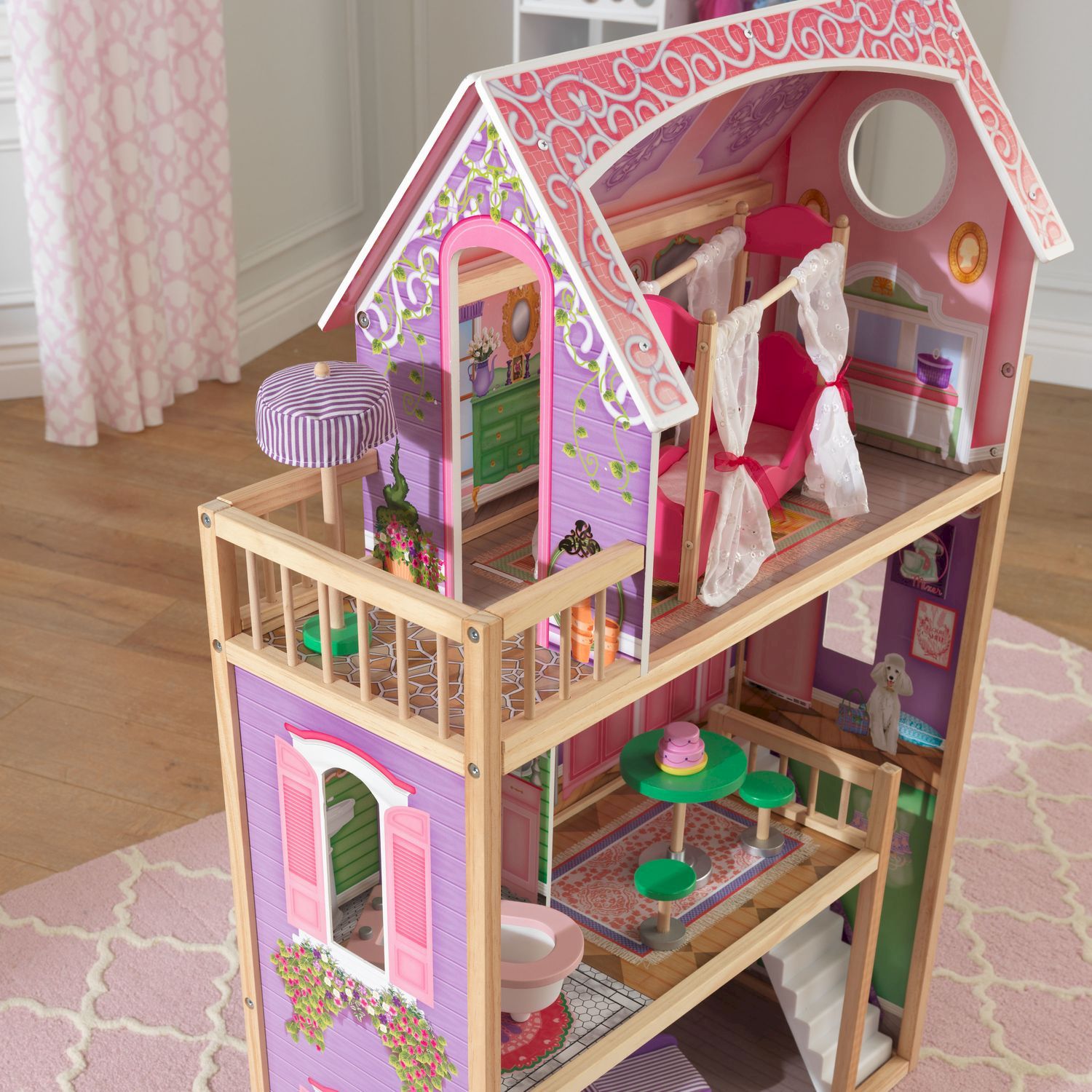 Домик для кукол KidKraft с мебелью 65900_KE - фото 4