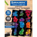 Тетрадь Brauberg 48 лист. 12 шт.