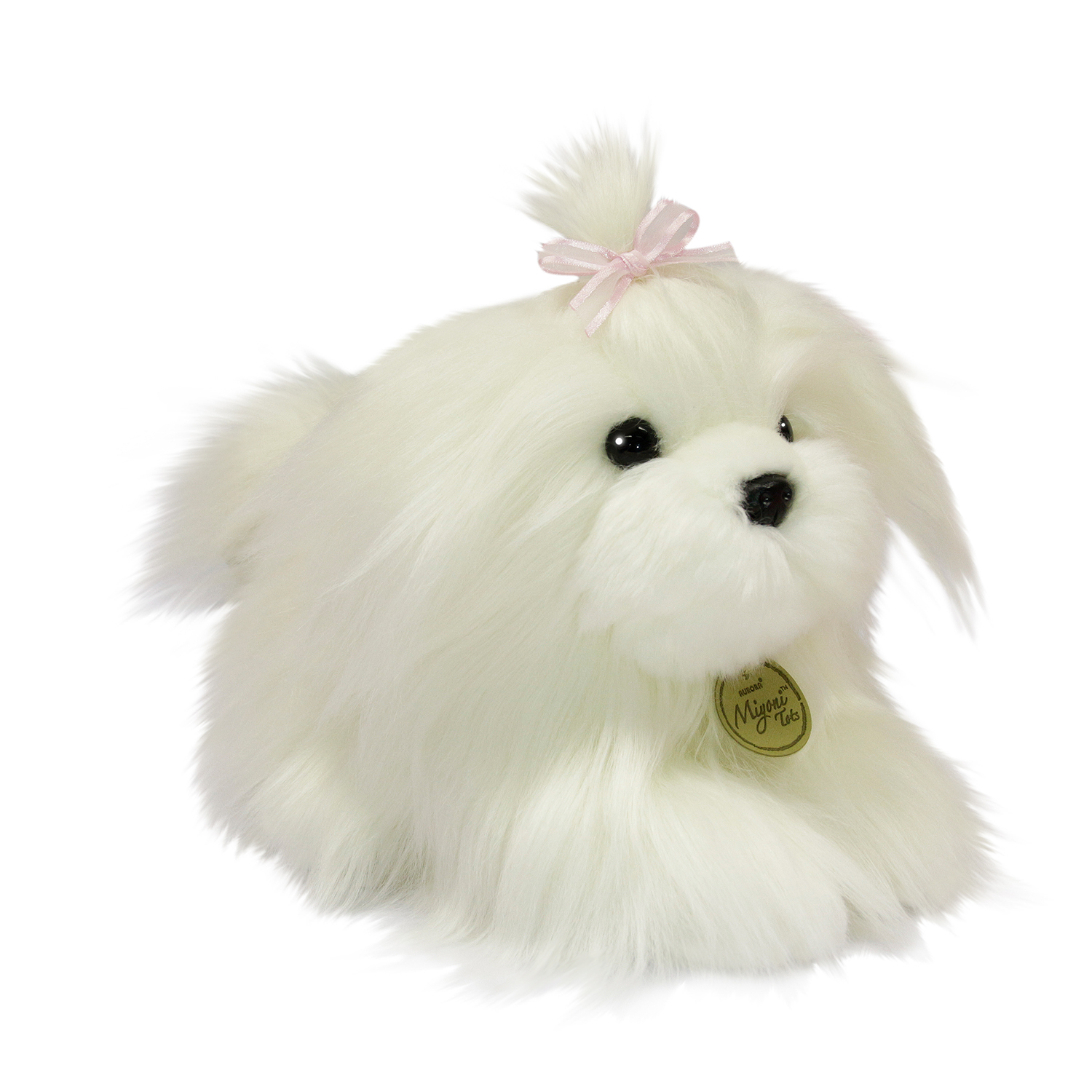 Игрушка мягкая Aurora собачка Мальтийская болонка - фото 5