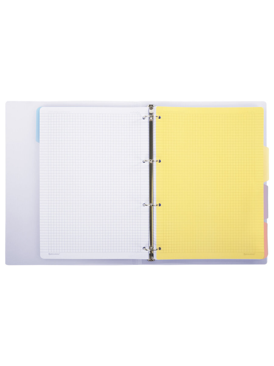 Тетрадь со сменным блоком Brauberg клетка 120 лист. - фото 11